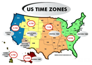 Night Owl Reviews author chat time zone map