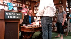 Laurence MacNaughton and fans at Tattered Cover